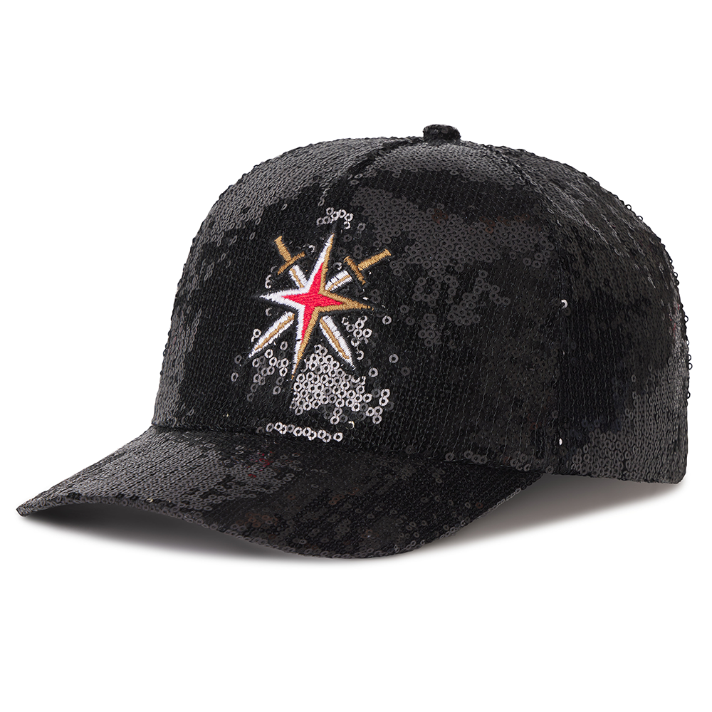 Vegas Golden Knights Alternate Black Sequin Cap