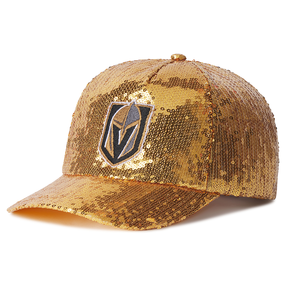 Vegas Golden Knights Primary Gold Sequin Cap