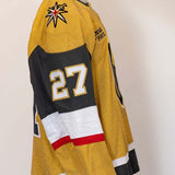 Game-Worn: #27 Shea Theodore Gold Set 1 2025/26  Jersey - 20341