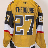 Game-Worn: #27 Shea Theodore Gold Set 1 2025/26  Jersey - 20341