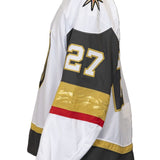 Game-Used: #27 Shea Theodore  2024-2025 White Jersey (Circa Patch) - 19361