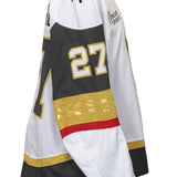 Game-Used: #27 Shea Theodore  2024-2025 White Jersey (Circa Patch) - 19361