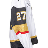 Game-Worn: #27 Shea Theodore White Circa Set 1 2025/26 Jersey-20098