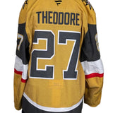 Game-Worn: #27 Shea Theodore 2026 SCP Gold Set 2 Jersey-21788