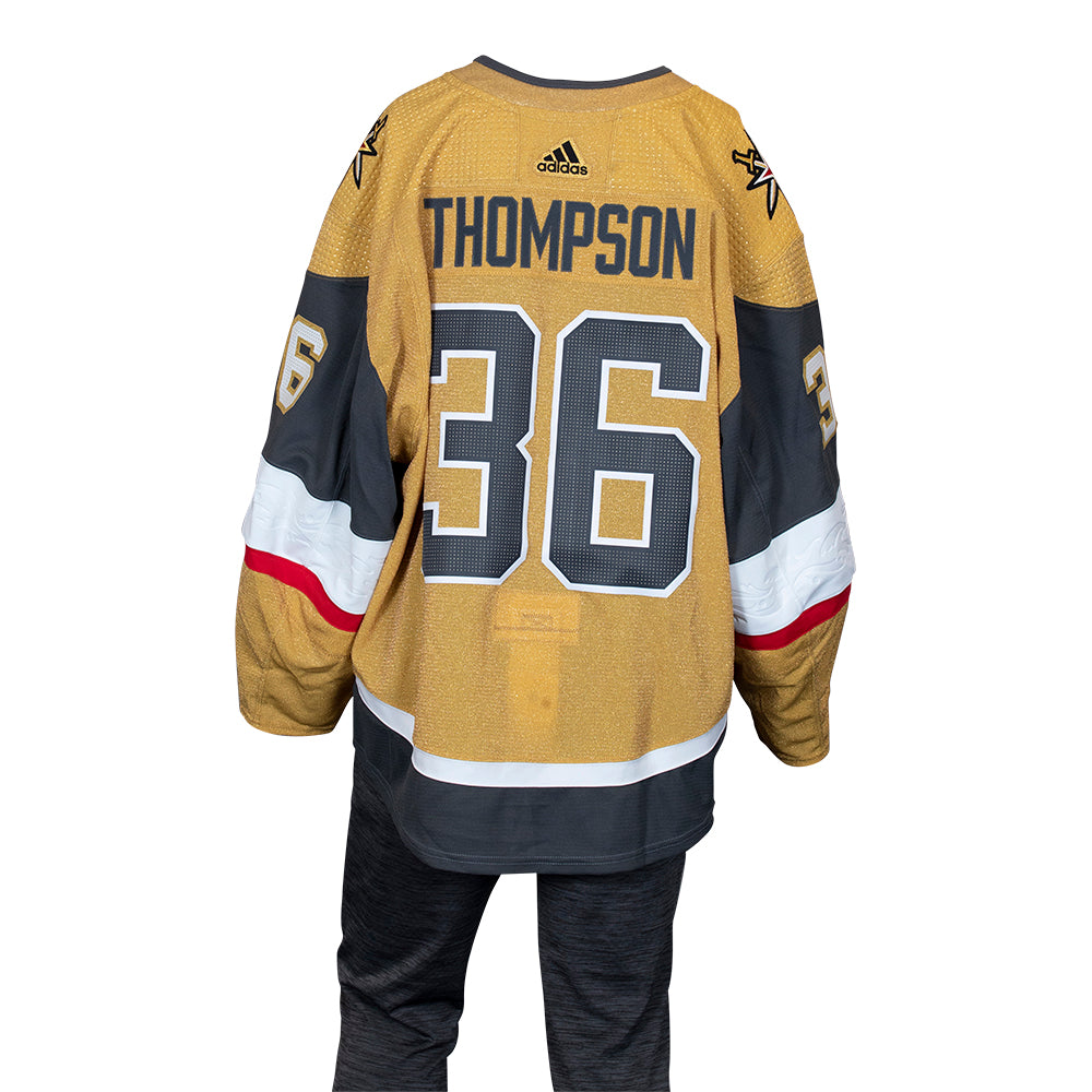 #36 Logan Thompson Game-Worn Stanley Cup Final Home Jersey - SC222