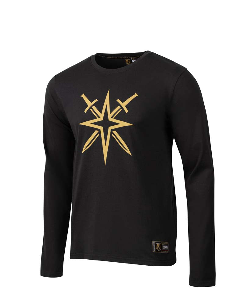 Vegas Golden Knights Stacked Spark Long Sleeve Tee - Vegas Team Store