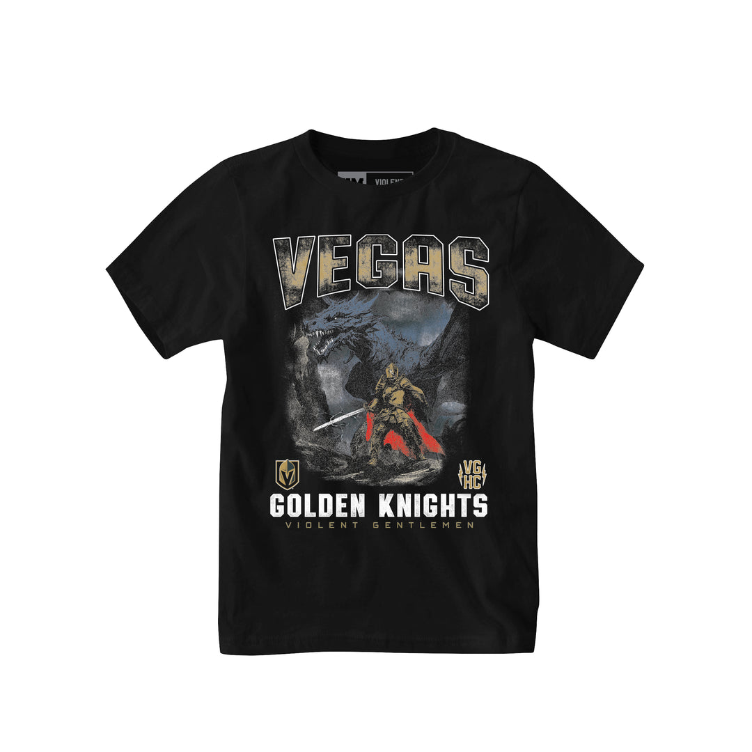 Vegas Golden Knights Youth Dragon Warrior Tee