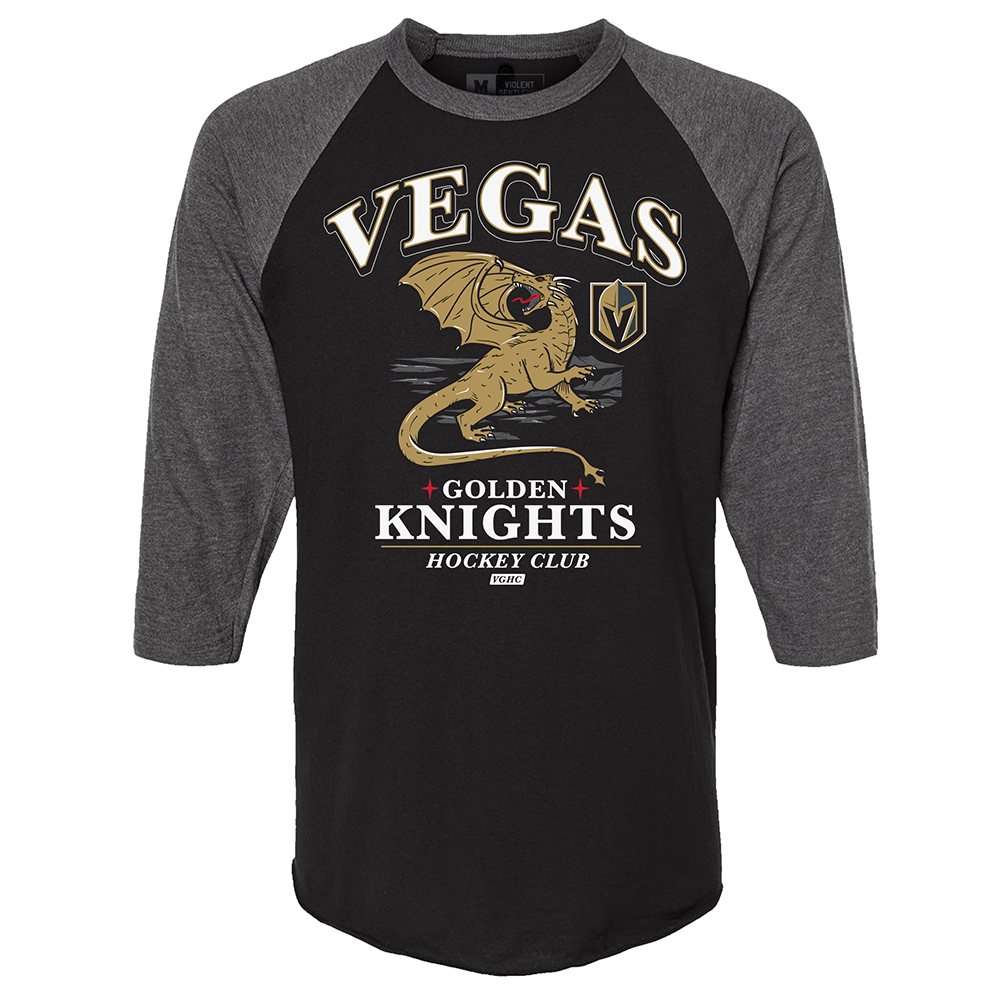Vegas Golden Knights Hockey Club Dragon Raglan