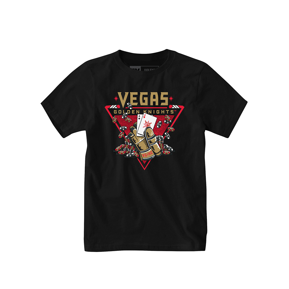 Vegas Golden Knights Youth Pocket Aces Tee