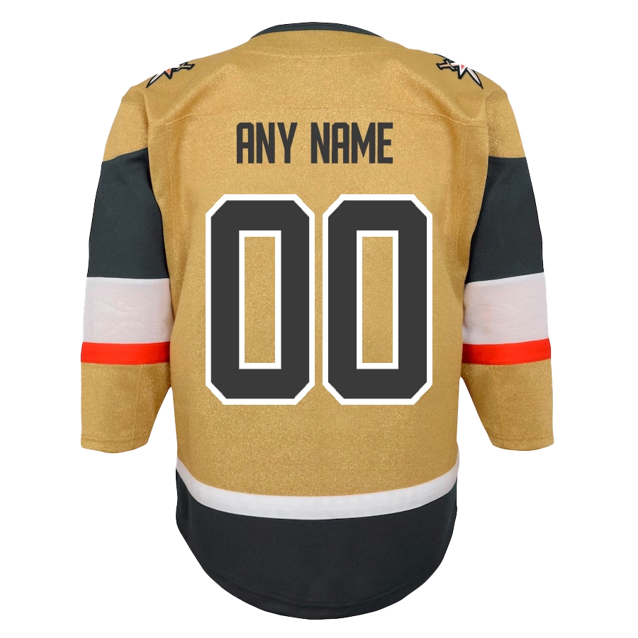 Vegas Golden Knights Youth Premier Customizable Home Jersey