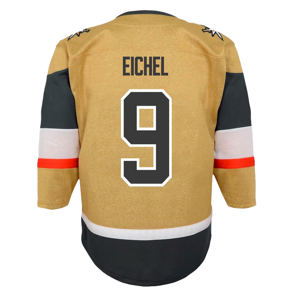 Vegas Golden Knights Youth Premier #9 Jack Eichel Home Jersey