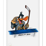 Duck Season Hockey Season x NHL Golden Knights Daffy Duck Art Print