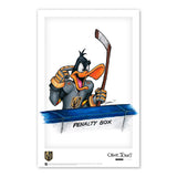 Duck Season Hockey Season x NHL Golden Knights Daffy Duck Art Print
