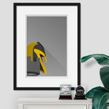 Minimalist T-Mobile Arena Art Print