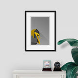Minimalist T-Mobile Arena Art Print