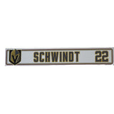 #22 Cole Schwindt 2024-2025 Locker Nameplate-19752