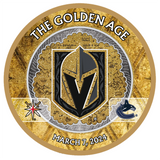 VAN vs. VGK Match-Up Puck 3/7/2024
