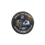 VGK vs COL Warm-Up Puck-10/31/25