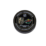 VGK vs MN-12/29/25-Warm-Up Puck - Vegas Team Store