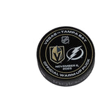 VGK vs TBL-11/6/25-Warm-Up Puck - Vegas Team Store