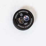 VGK vs EDM Warm-Up Puck-4/1/2025
