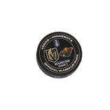 VGK vs MN Round 1 Game 2 Warm-Up Puck