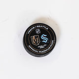 VGK vs SEA Warm-Up Puck-4/10/2025