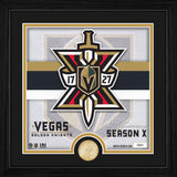 Vegas Golden Knights Season X Bronze Coin Photo Mint