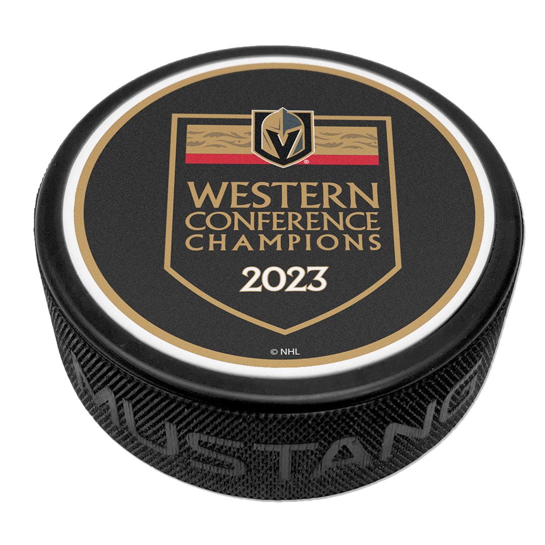 Vegas Golden Knights 2023 Western Conference Champs Puck