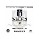 Vegas Golden Knights 2026 Western Conference Champions Silver Coin
