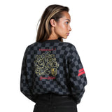 Vegas Golden Knights LV Grand Prix Cropped Cardigan