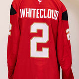 #2 Zach Whitecloud Red Practice Jersey - 20190