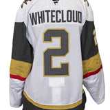 Game-Used: #2 Zach Whitecloud 2024-2025 White Jersey (Circa Patch) - 19348
