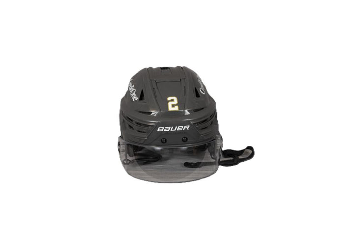 Game-Used: #2 Zach Whitecloud Helmet-19372