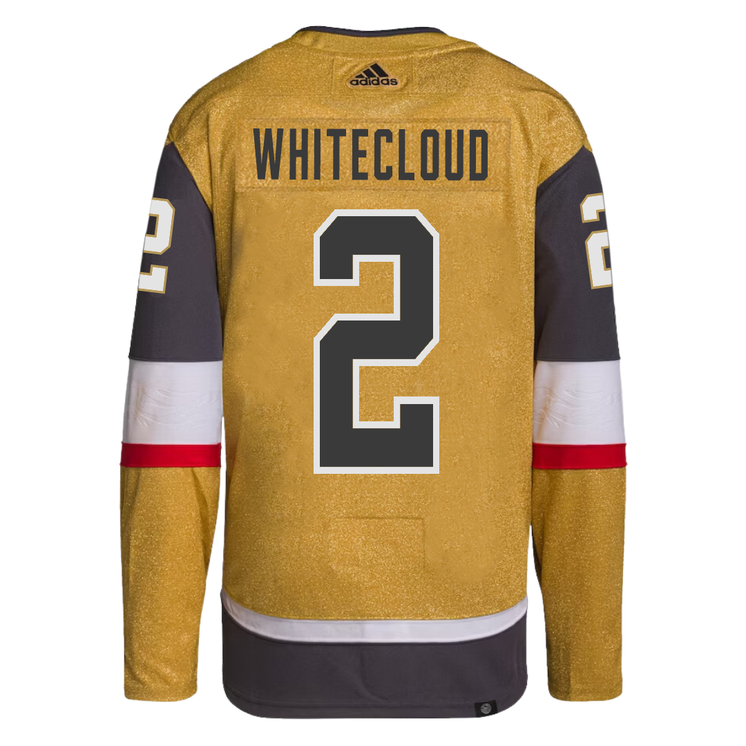 Zach Whitecloud Authentic Home Gold Jersey