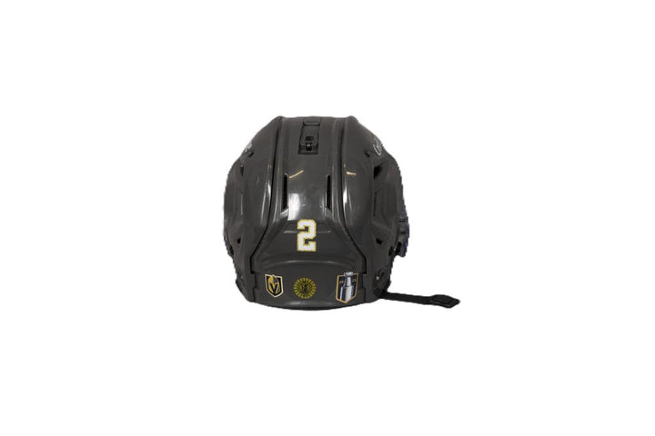 Game-Used: #2 Zach Whitecloud Helmet-19372
