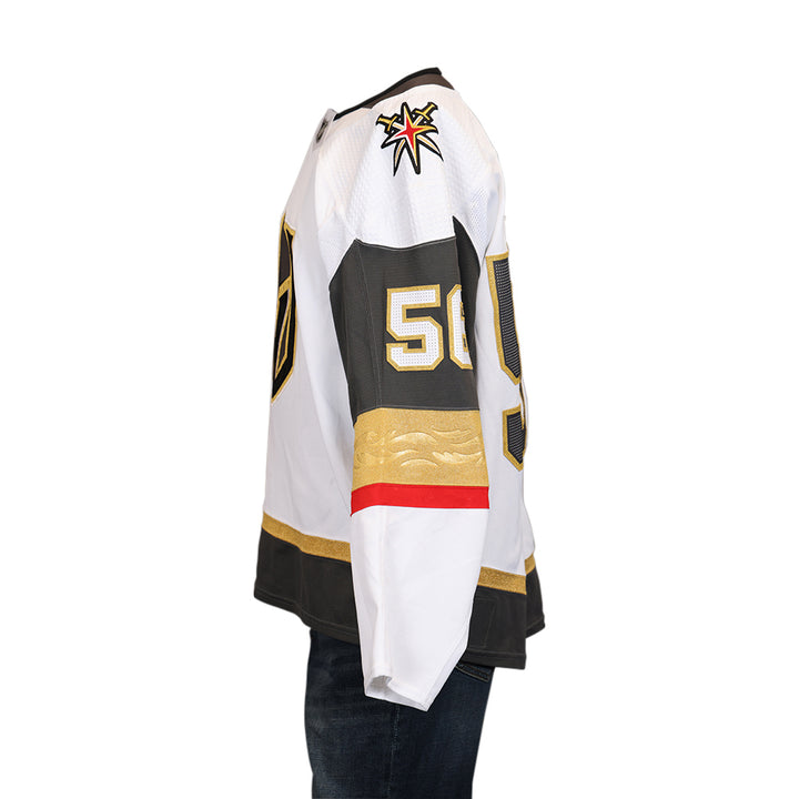 Game-Worn: #56 Sheldon Rempal 2023-24 Season Away Jersey - 16950