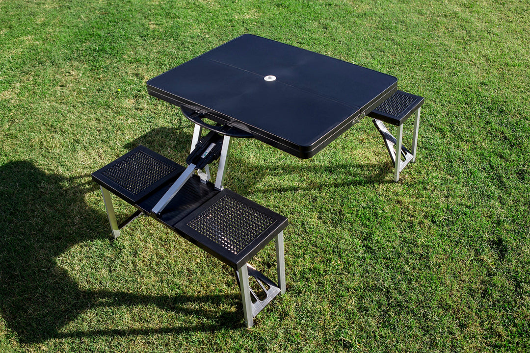 Vegas Golden Knights Hockey Rink Picnic Table Portable Folding Table with Seats