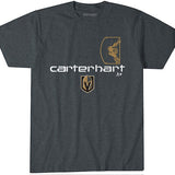 Vegas Golden Knights Carter Hart Goalie Logo T-Shirt