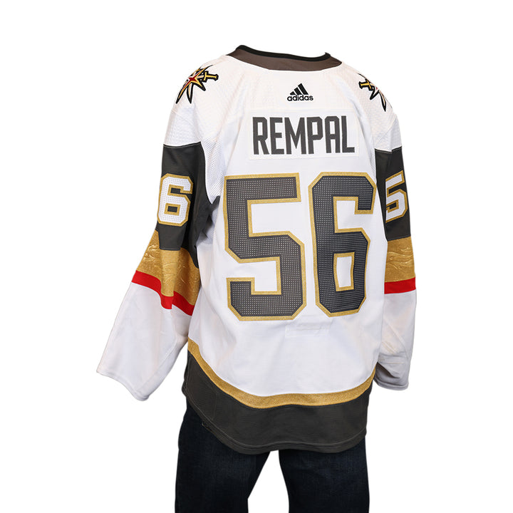 Game-Worn: #56 Sheldon Rempal 2023-24 Season Away Jersey - 16950