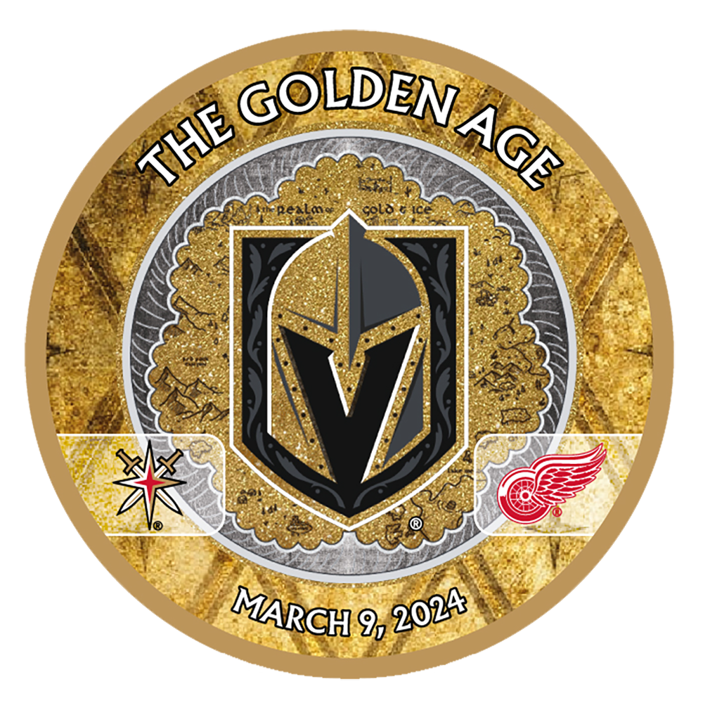 DET vs. VGK Match-Up Puck 3/9/2024 - Puck