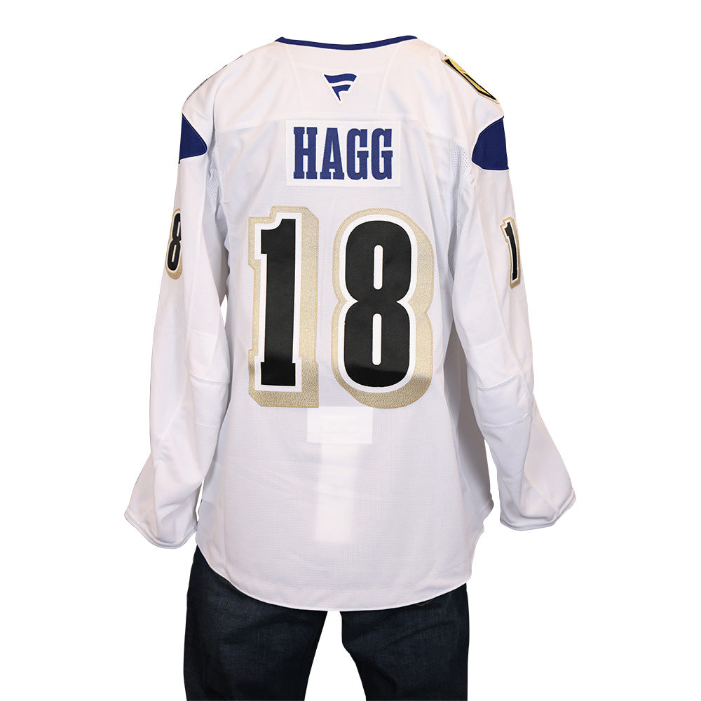 Game-Issued: #18 Robert Hagg 2024-2025 Nevada Day Jersey