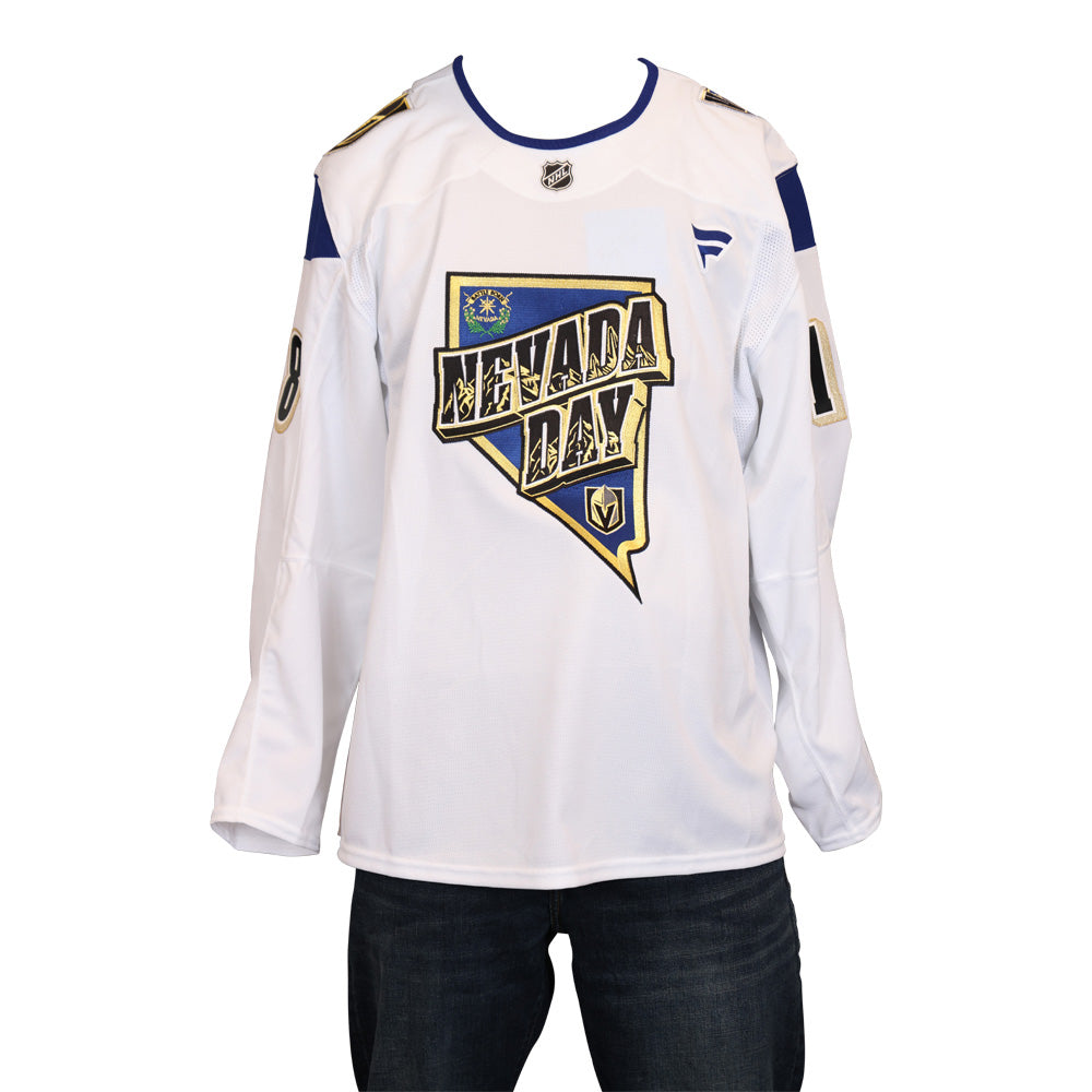 Game-Issued: #18 Robert Hagg 2024-2025 Nevada Day Jersey