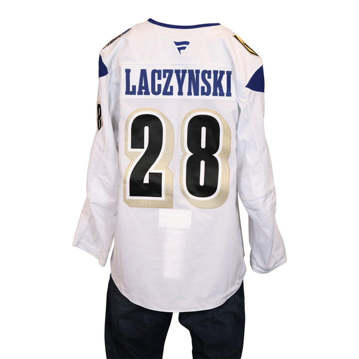 Game-Issued: #28 Tanner Laczynski 2024-2025 Nevada Day