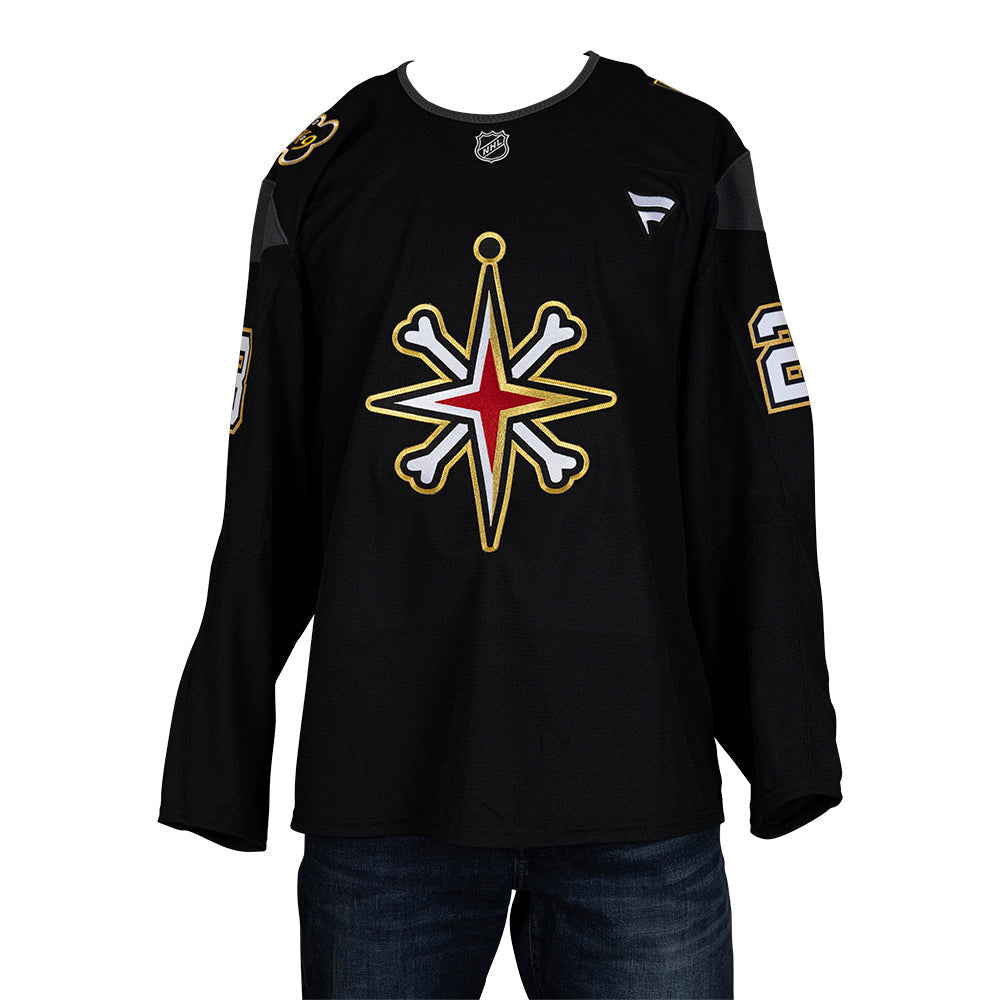 Game-Issued: #28 Tanner Laczynski 2024-25 VGK9 Jersey