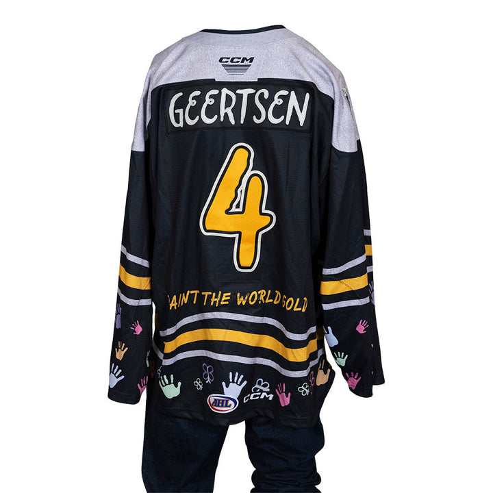 Game-Issued: #4 Mason Geertsen 2023-2024 CCSD Jersey - 366