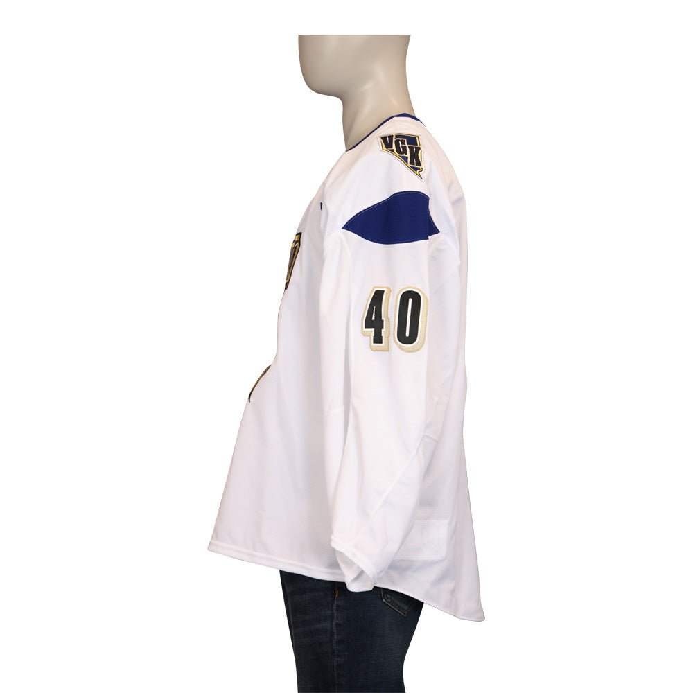 Game-Issued: #40 Akira Schmid 2024-2025 Nevada Day Jersey