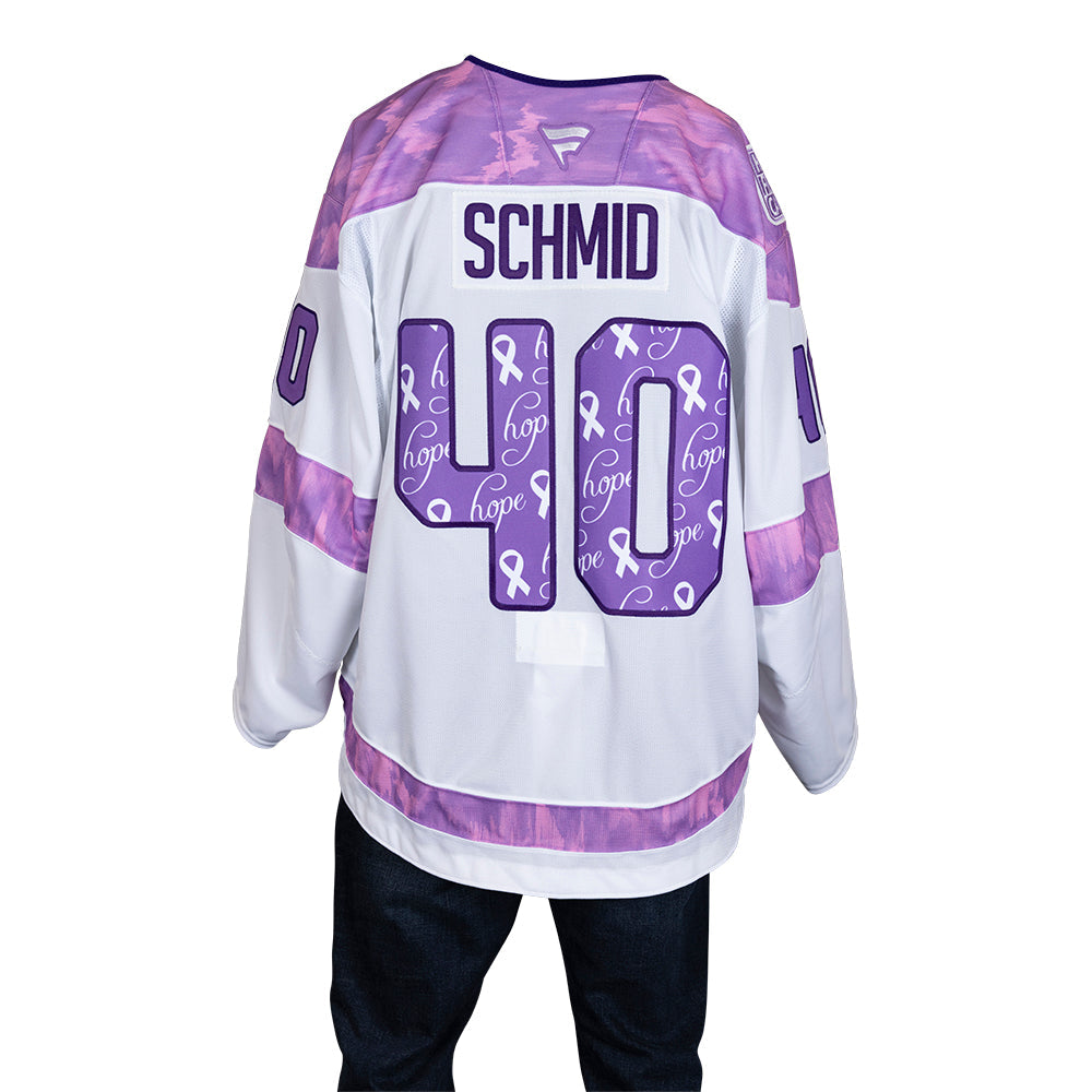 Game-Issued: #40 Akira Schmid 2024-25 HFC Jersey - 17992