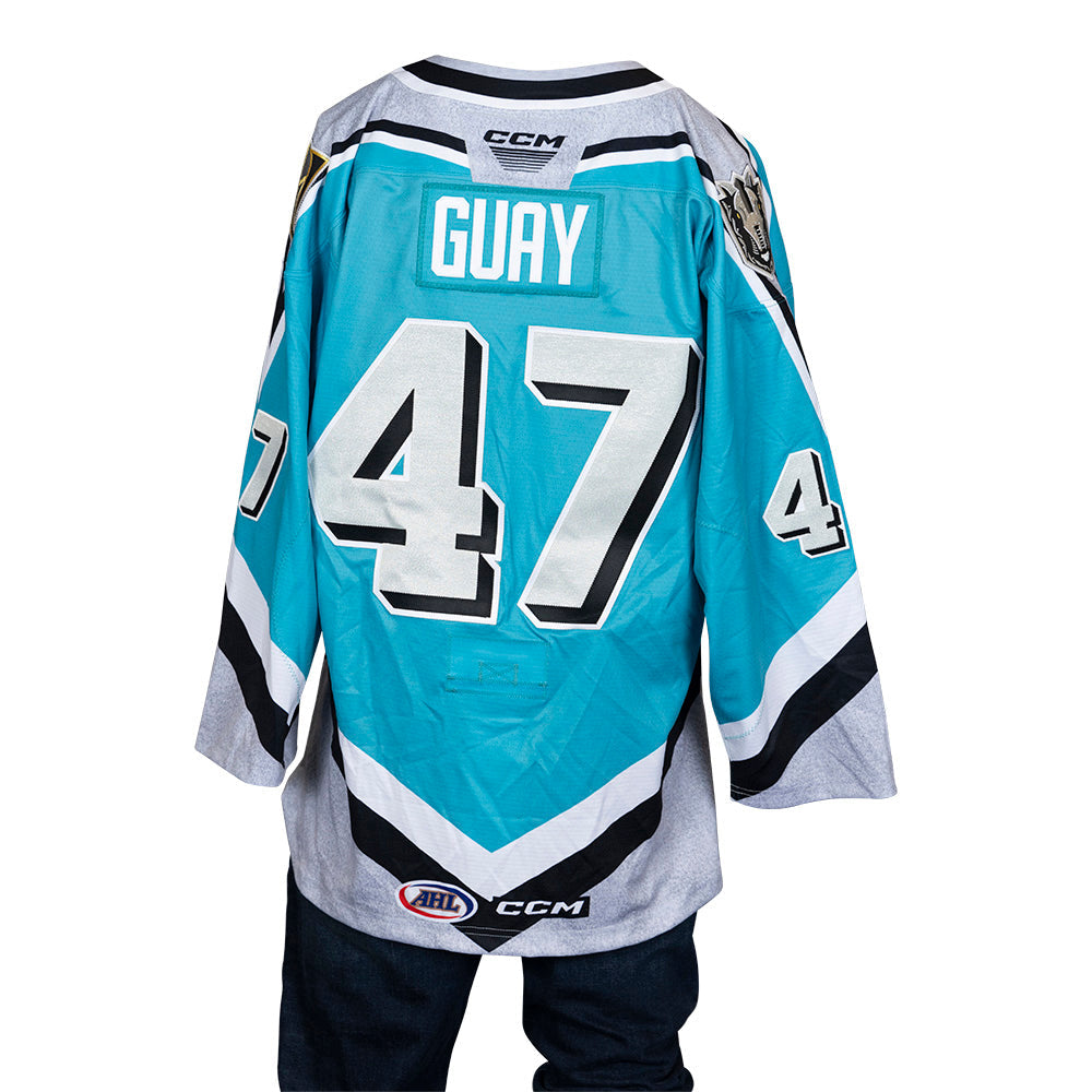 Game-Issued: #47 Patrick Guay 2023-2024 Thunder Knight