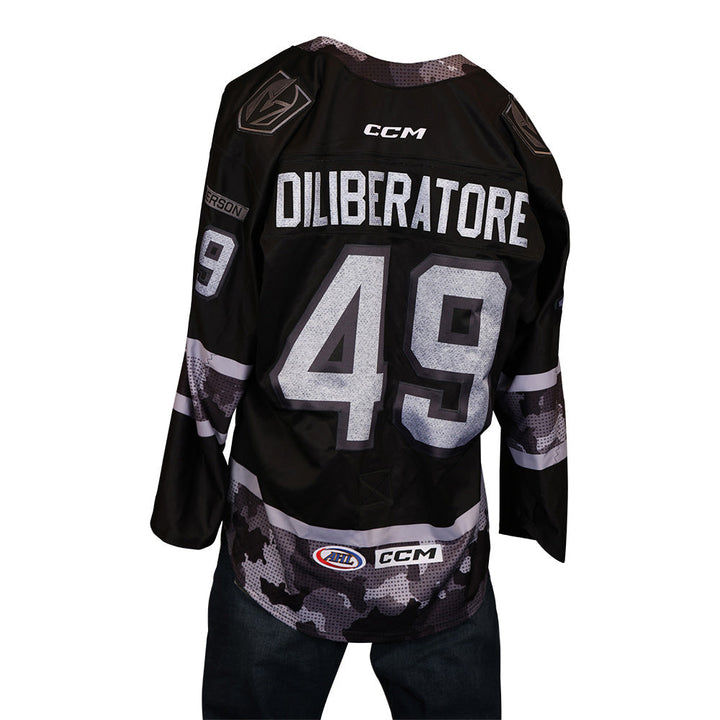 Game-Issued: #49 Peter Diliberatore 2022-2023 Military